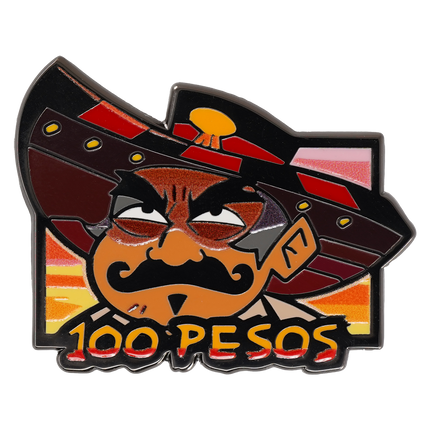 100 Pesos Enamel Pin - Enamel Pin *LIMITED STOCK*