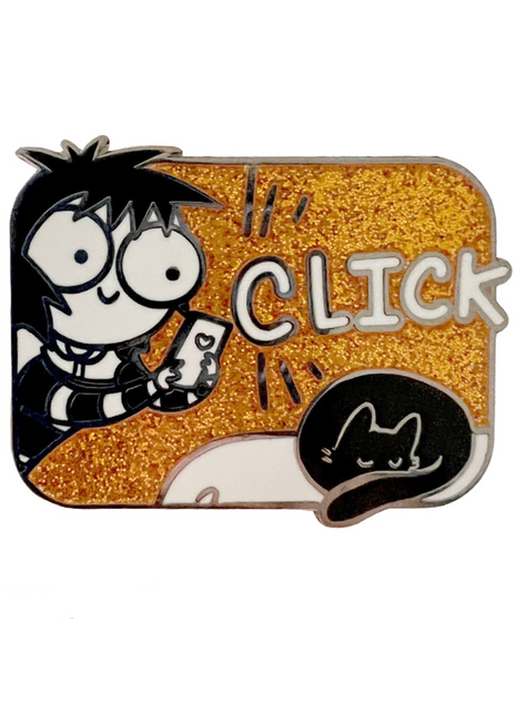 Photo Shoot: Sarah's Scribbles Collectible Pin *LAST CHANCE*