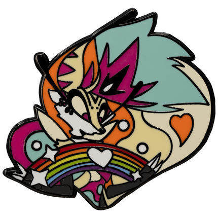 Queen Bee - Beelzebub Rainbow - Enamel Pin *LIMITED STOCK*