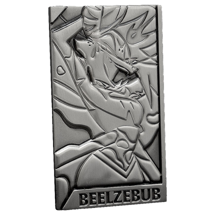 Beelzebub Silver Plated Metal Collectible Card *CLEARANCE*