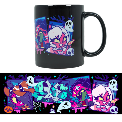 Haunted House Black Mug *CLEARANCE*