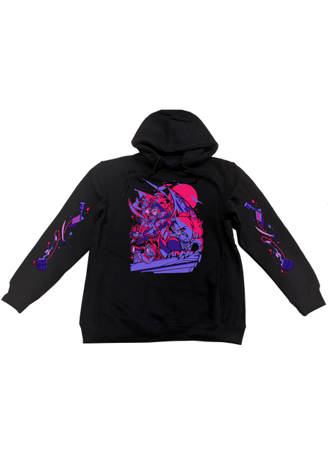 Pullover Hoodie - Blitz's Ship w/Printed Sleeves *LIMITED STOCK*