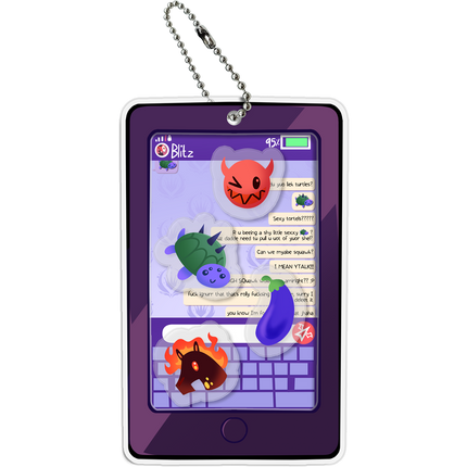 Blitz's Phone - Shaker Keychain *LIMITED STOCK*