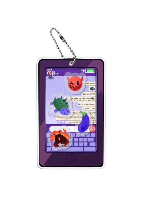 Blitz's Phone - Shaker Keychain *LIMITED STOCK*