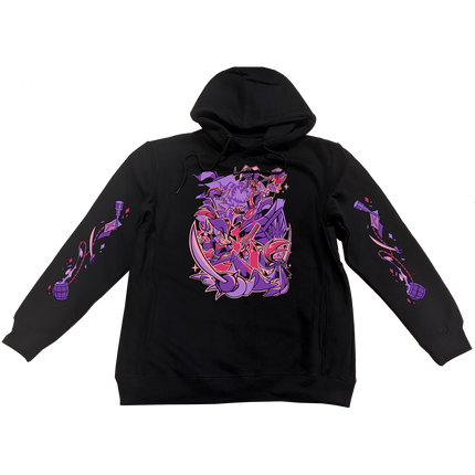 Pullover Hoodie - Crimson's Ship w/Printed Sleeves *LIMITED STOCK*