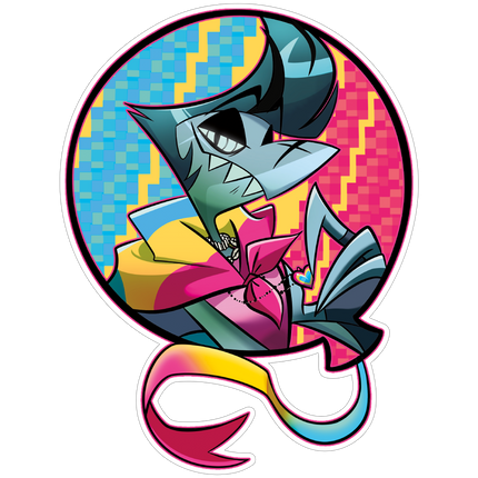 Chaz Pride Balloon Sticker *LIMITED STOCK*