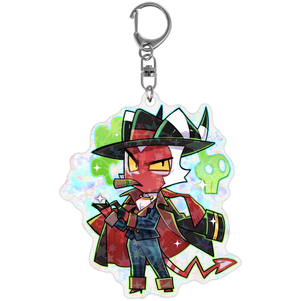 Crimson - Cozy Winter - Holographic Keychain *LIMITED STOCK*