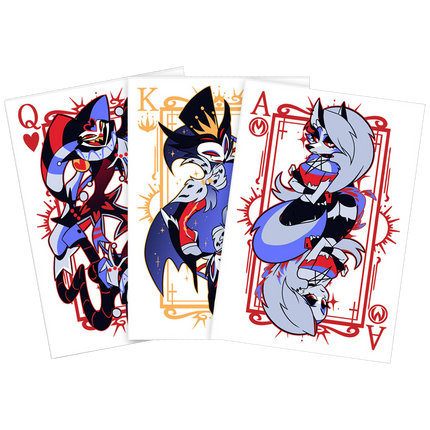 Helluva Boss Gold Foil Playing Cards *CLEARANCE*