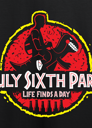 July Sixth Park Dino Ride T-Shirt
