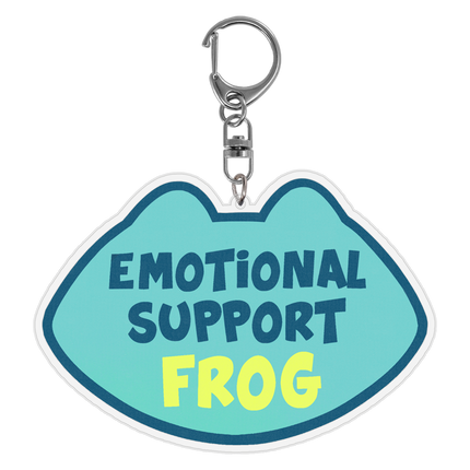 Emotional Support Frog Keychain *LIMITED STOCK*