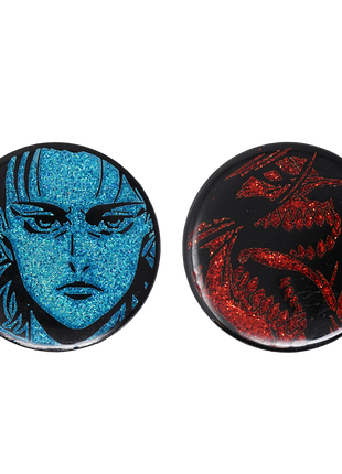 Eren Jaeger and Attack Titan - Attack on Titan Pin Set *LAST CHANCE*