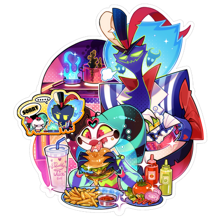 Fizzy Frog Sticker *LIMITED STOCK*