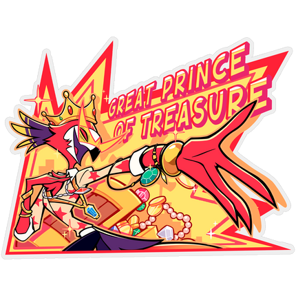 The Great Prince of Treasure Sticker *LIMITED STOCK*