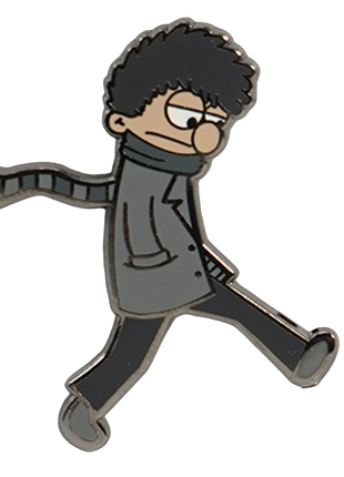 RoboRoku: Blustery Boy Hard Enamel Pin *LAST CHANCE*