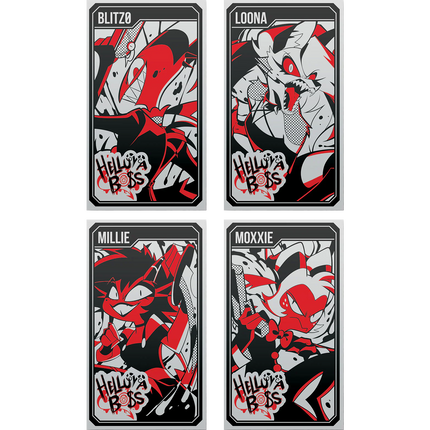 Helluva Boss Collectible Metal Cards - Series 1 Wave 1 *CLEARANCE*