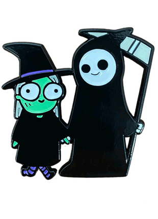 Thinking of Death - Sarah's Scribbles Pin *LAST CHANCE*