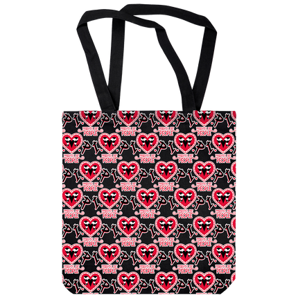 Immediately Meet People Repeat Pattern Tote *LIMITED STOCK*