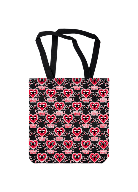 Immediately Meet People Repeat Pattern Tote *LIMITED STOCK*