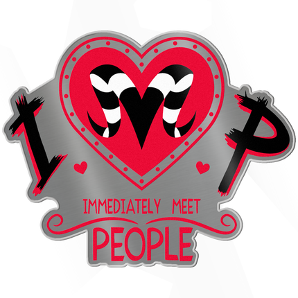 Immediately Meet People Pin *LIMITED STOCK*