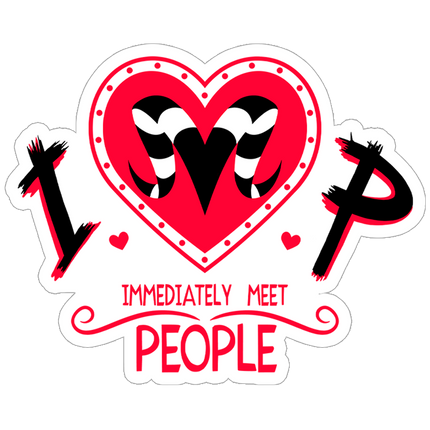 Immediately Meet People Sticker *LIMITED STOCK*