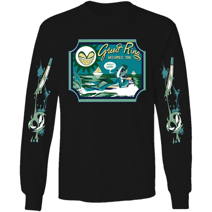 Long Sleeve Shirt - Chaz Halloween Slasher w/Printed Sleeves *LIMITED STOCK*