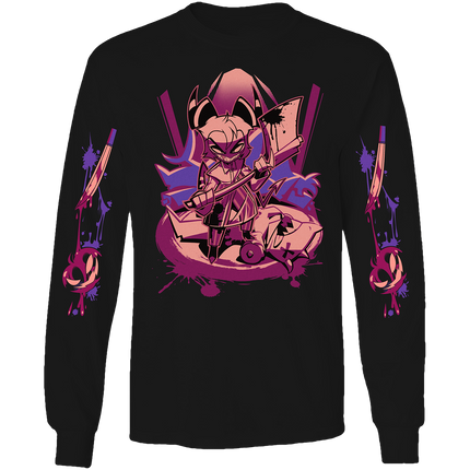 Long Sleeve Shirt - Crimson Slasher w/Printed Sleeves *LIMITED STOCK*