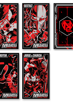 MADNESS: Project Nexus - Metal Card Set Series 3 *LAST CHANCE*
