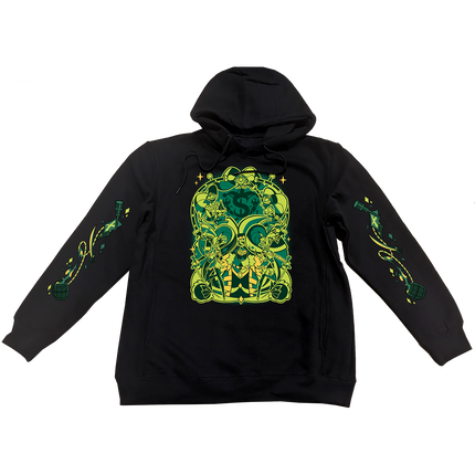 Pullover Hoodie - Mammon Pirates w/Printed Sleeves *LIMITED STOCK*