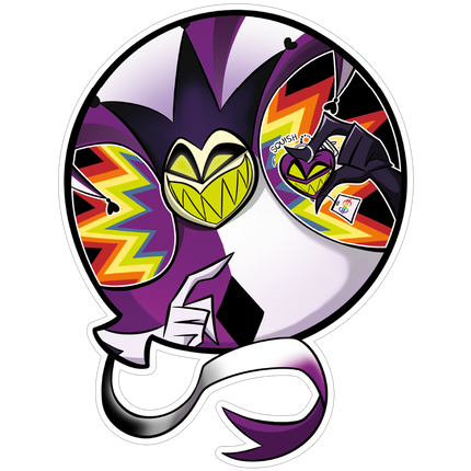 Mammon Pride Balloon Sticker *LIMITED STOCK*