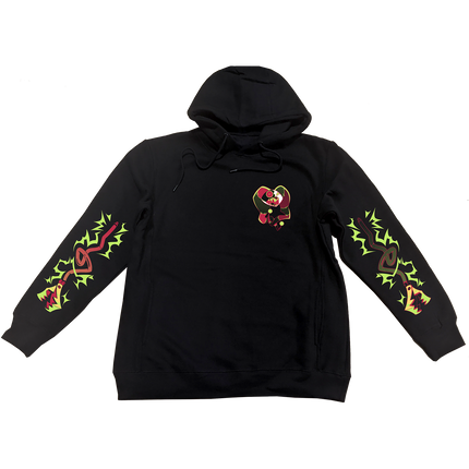 Pullover Hoodie - Maniacal Blitz w/Printed Sleeves *LIMITED RUN*