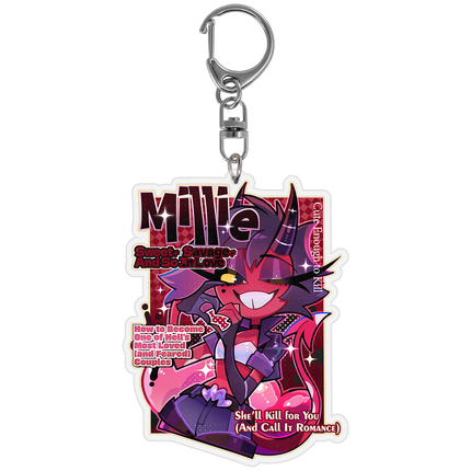 Millie - Key To My Heart Keychain *LAST CHANCE*
