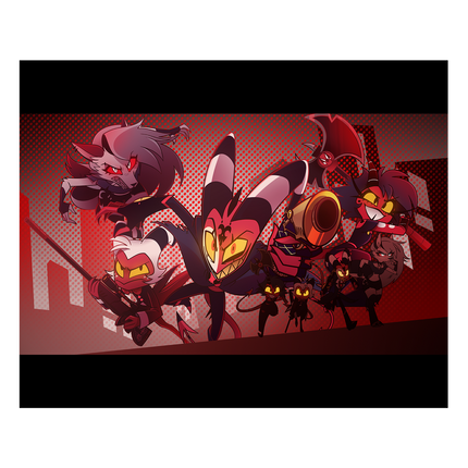 Ending Scene Action Shot Poster Print