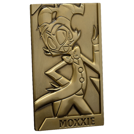 Moxxie Gold Plated Metal Collectible Card *CLEARANCE*