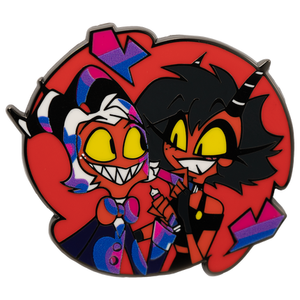 Millie & Moxxie - Pride 2025 Enamel Pin *LIMITED STOCK*