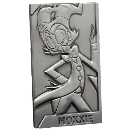 Moxxie Silver Plated Metal Collectible Card *CLEARANCE*