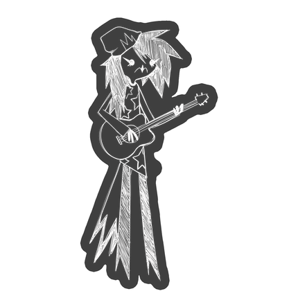 Sketchy Octavia Car Decal