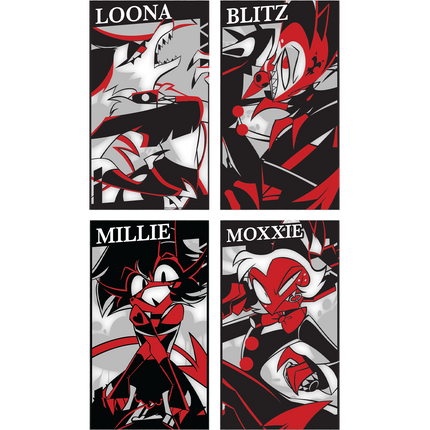 Helluva Boss Collectible Metal Cards - Series 2 - Wave 1 SILVER *CLEARANCE*