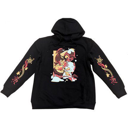 Pullover Hoodie - Sallie May - Cozy Winter w/Printed Sleeves *LIMITED STOCK*