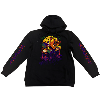 Pullover Hoodie - Sallie May Halloween 2024 w/Printed Sleeves