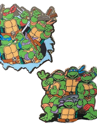 Famous 80's Poses - TMNT 2 PINSET *LAST CHANCE*
