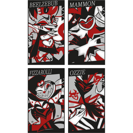 Helluva Boss Collectible Metal Cards - Series 2 - Wave 3 SILVER *CLEARANCE*