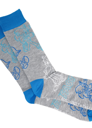 Sonic Grey/Blue Socks  *LAST CHANCE*