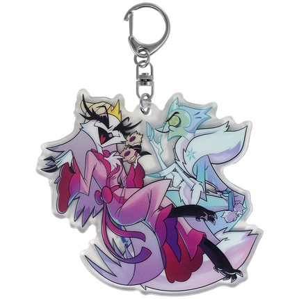 Stella + Andrealphus Bathroom Laughing - Acrylic Keychain *LIMITED STOCK*