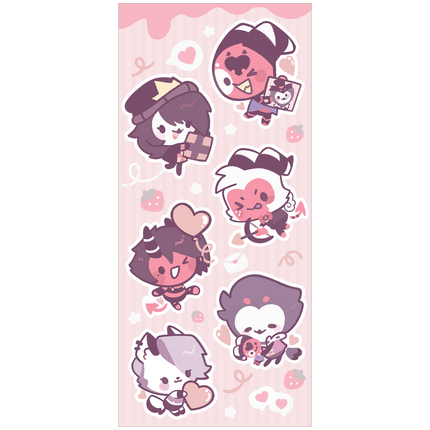 From Helluva Boss with Love Mini Chibi Sticker Set *LAST CHANCE*