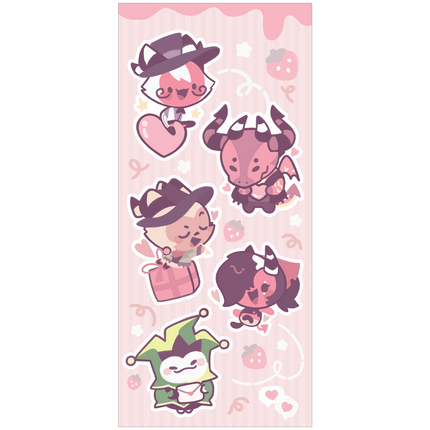 From Helluva Boss with Love Mini Chibi Sticker Set *LAST CHANCE*