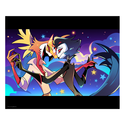 Stolas and Vassago Dance Poster Print *LIMITED RUN*