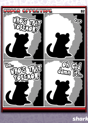 Super Effective Comic Print