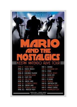 The Nostalgics Band Poster Print *LAST CHANCE*