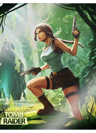 Tomb Raider Metal Print