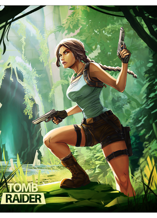 Tomb Raider Metal Print